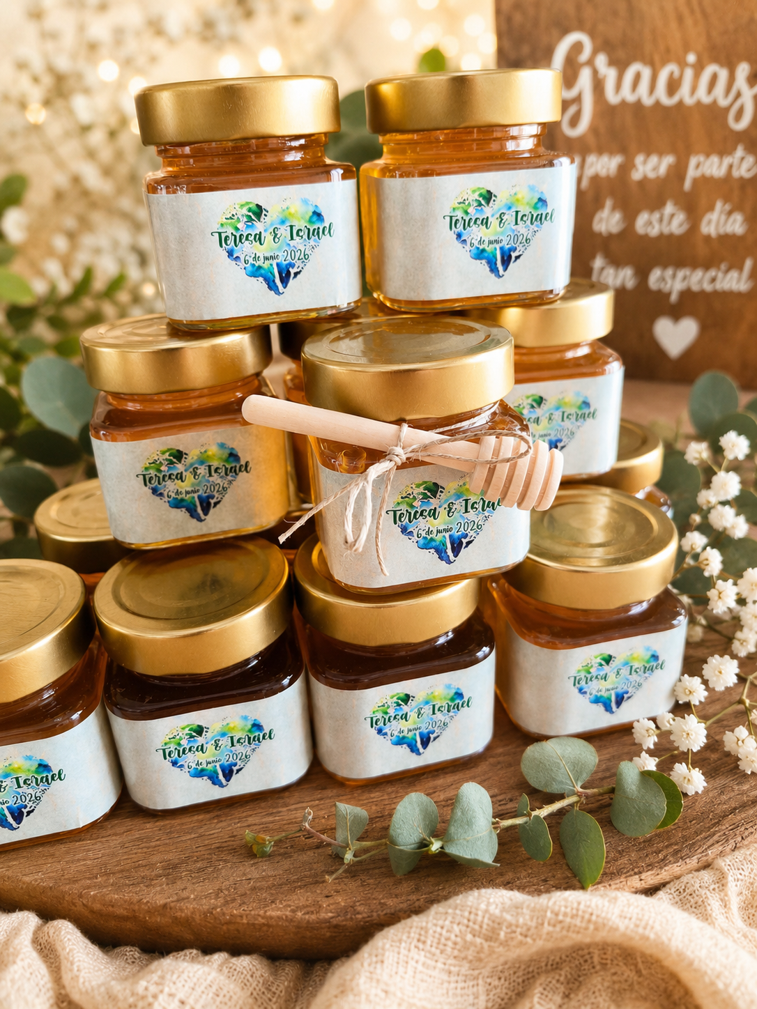 miel para bodas
