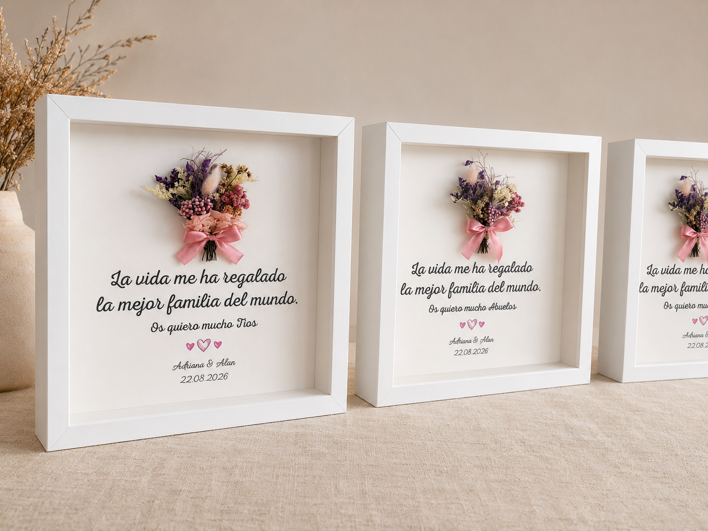 Regalos para madres, padres y familiares