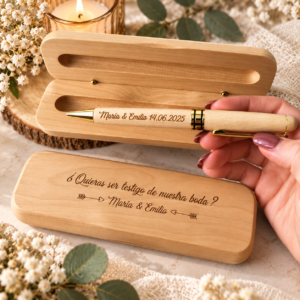 Bolígrafo personalizado para testigos de boda