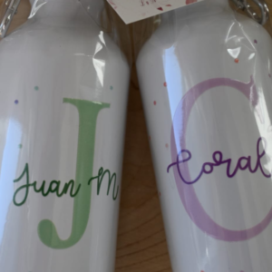 Botella de aluminio para bodas