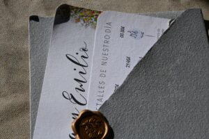 Sobres artesanales-Gris
