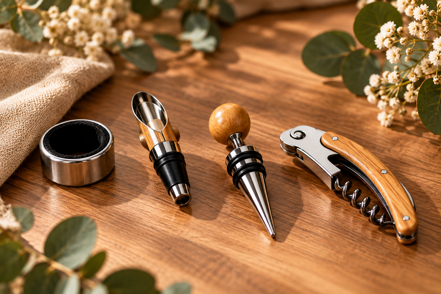 Estuche de Vino Personalizado con Accesorios