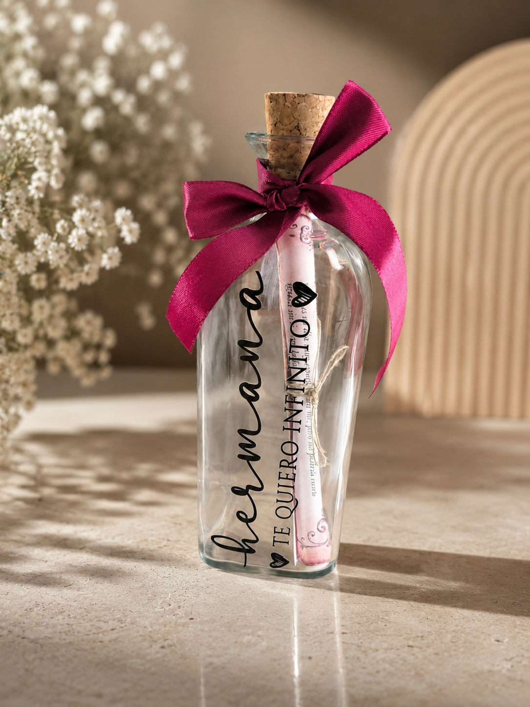 Botella Personalizada con Mensaje para Regalar