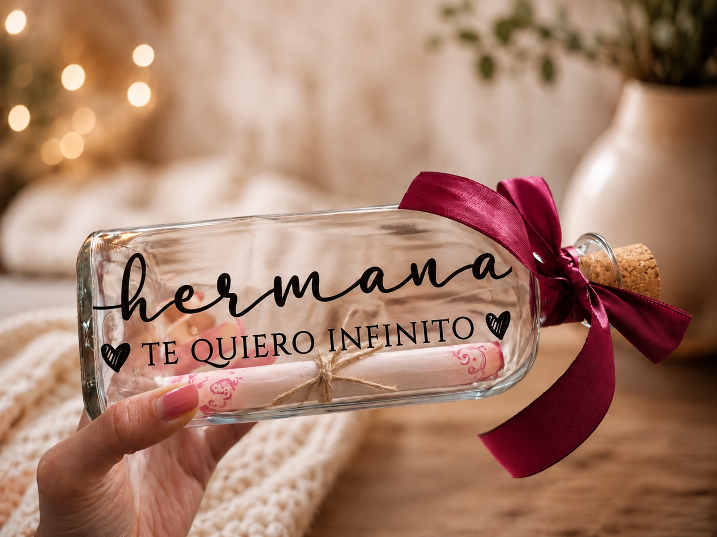 Botella Personalizada con Mensaje para Regalar