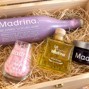 caja de madera personalizada con licor