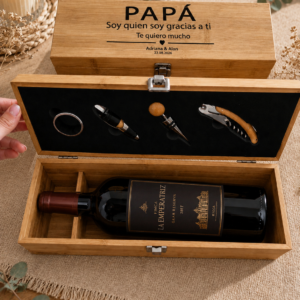 Estuche de Vino Personalizado con Accesorios
